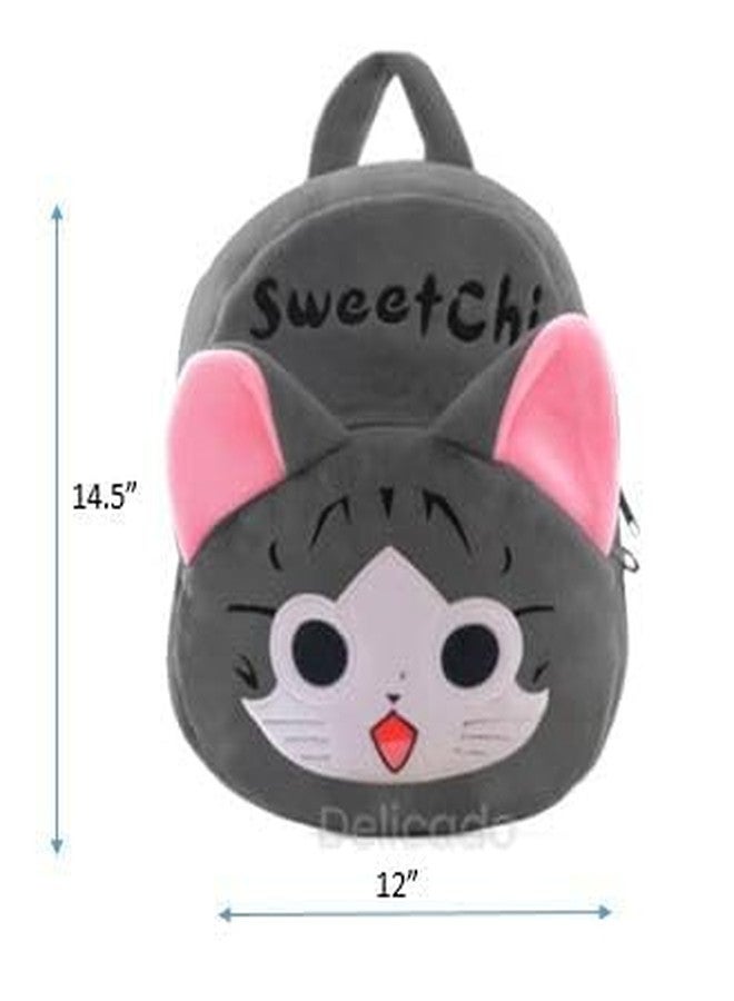 Delicado Toddler Preschool Kids Backpack for School/Nursery/Picnic/Travelling Bag for Baby Girl Boy Age 1 to 5 Years (14 * 12 inches) (Sweetchi_Grey) - Image 4